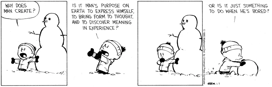 Calvin and Hobbes comic